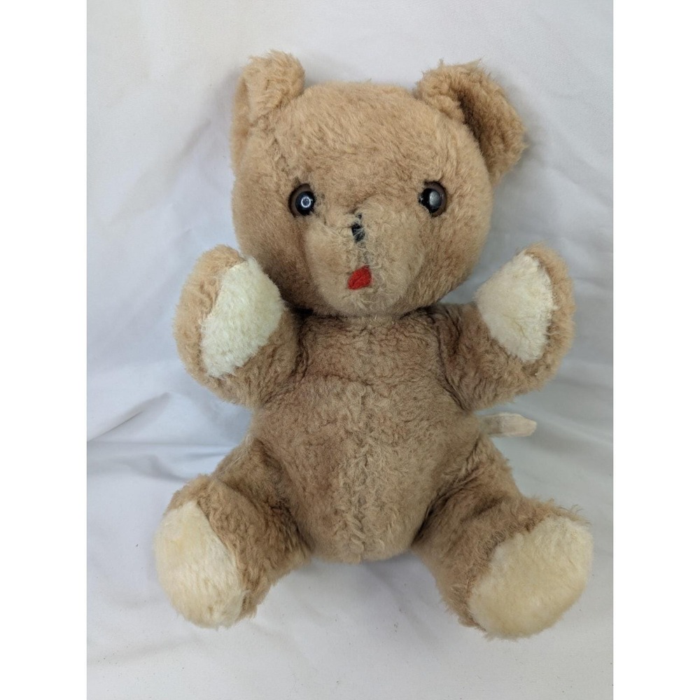 Eden‎ Brown Bear Plush 10 Inch Zipper Back Stuffed Animal Toy